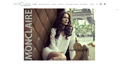 Desktop Screenshot of monclairecosmetics.com